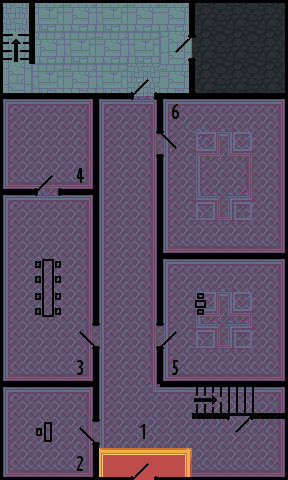 a map of the ground floor.