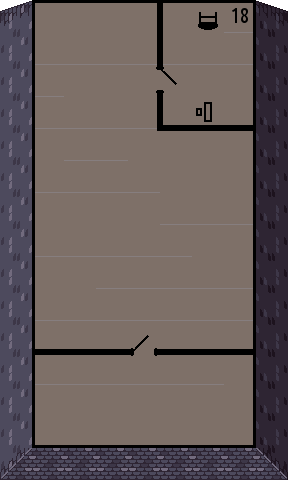 a map of the attic floor.